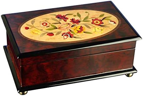Klasična cvjetna glazbena drvena kutija za nakit tvrtke ' s