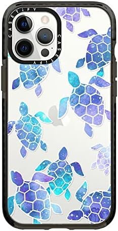 Casetify Impact slučaj za iPhone 12 Pro Max - Turtle Bay - Clear Black