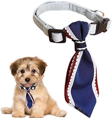 Elastične kravate za pse podesive štene kravate s zvonastim stilskim dodatkom za kućne ljubimce, lijepe kravate za pseće ovratnike
