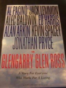 Glengarry Glen Ross 27 X40 originalni filmski plakat Jedan list David Mamet 1992