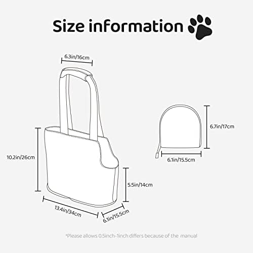 Mekana reverzibilna putna torba za kućne ljubimce Bijela-nautički-sidrena-crvena-prijenosna mala torbica za pse / mačke