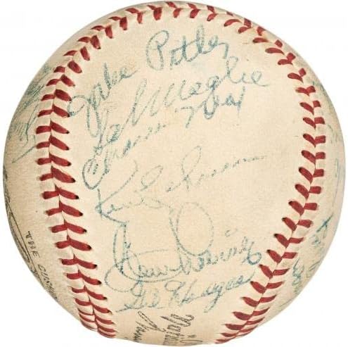 Jackie Robinson Roy Campanella 1956 Brooklyn Dodgers tim potpisao je bejzbol PSA - Autografirani bejzbol