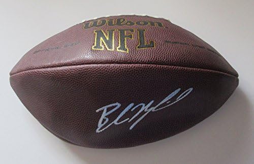 Baker Mayfield Autografirani Wilson NFL nogomet s dokazom, Slika Bakerovog potpisivanja za nas, Oklahoma Soons, Heisman Trophy 2017,