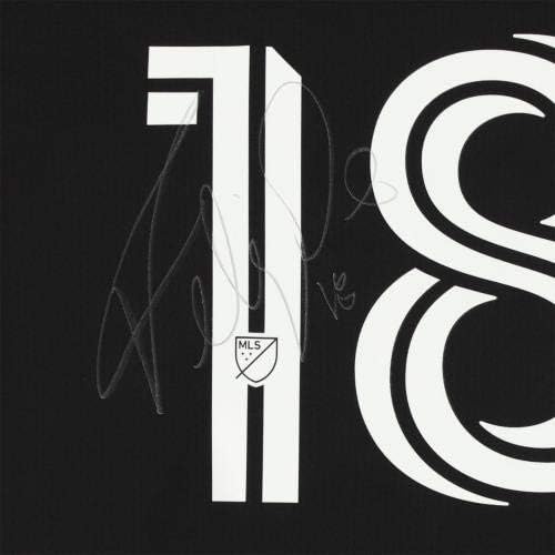 Felipe Martins D.C. United Autographed Metcs -korišteni crni 18 Jersey iz sezone 2020 MLS - Autografirani nogometni dresovi