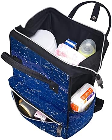 Guerotkr putovanja ruksak, vrećice pelena, vrećica s ruksakom, galaksija Constellation Blue Universe uzorak