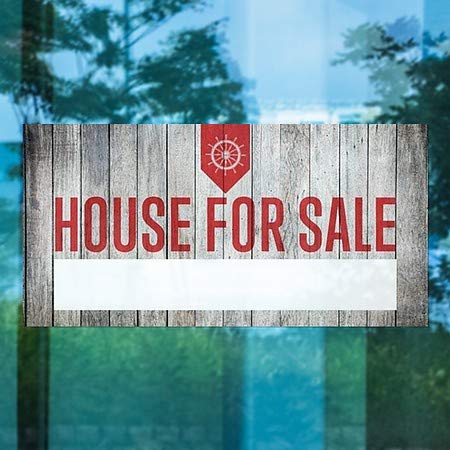 CGSIGNLAB | Kuća na prodaju -nautski drva prilijepljenje prozora | 24 x12