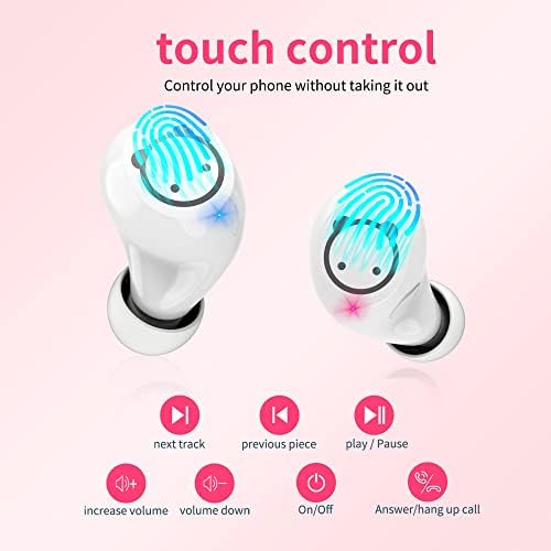 Bežični uši za djecu, Bluetooth ušne uši s slatkom Panda Comfort & Light Design SUHCELATION SUHELCHELEPHERE SUHELOVI ZA GIRL Sport