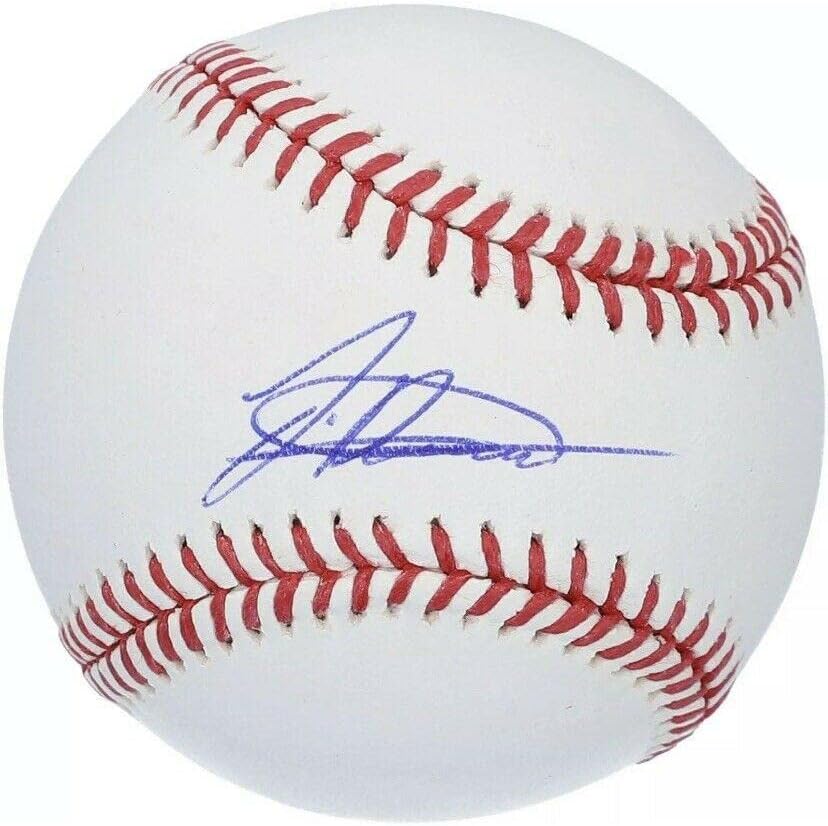 Jasson Dominguez Autographed Potpisan bejzbol New York Yankees Fanatics CoA - Autografirani bejzbol