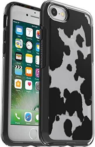 Otterbox iPhone SE 3./2. gen, iPhone 8/7 SIMMETRIJA SLUČAJA - BLACK, Ultra -SLEEK, kompatibilni bežični punjenje, povišeni rubovi Zaštitite