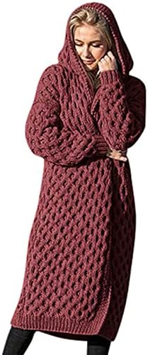 Pealgbi kardigan džemper za žene, zimska ležerna labava topla plus gornja jakni jakne čvrste vune kapute dugih rukava kaputi