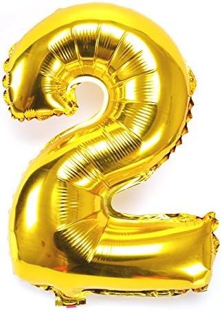 16 Zlatni baloni s brojevima 0-9 folijski Baloni Milar baloni za ukrašavanje Zabava pribor za zabave