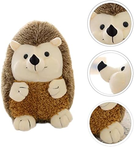 AMOSFUN Igračka za jež ježeva punjena životinjska plišana mekana igračka interaktivnih igračaka figure figure bacanja jastuka za lutke