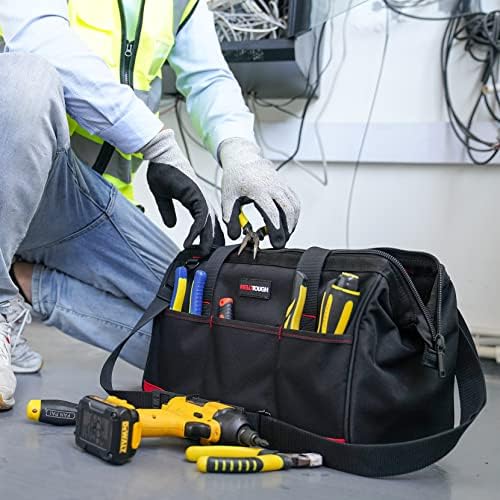 Profesionalni električni alat torbica nosač ramena s radnim alatom Web pojas + 16'''close Top Tog Alat Tog Work Organizator alata za