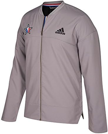 Adidas All Star NBA Grey 2017 Službeni autentični na terenu pune zip jakne za muškarce