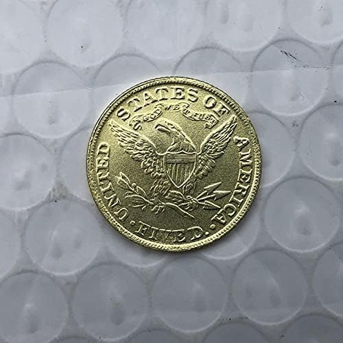 1895. American Liberty Eagle Coin Zlatna kripto valuta omiljena kovanica Replika Komemorativna kolekcionarski novčić Lucky Coin Atta