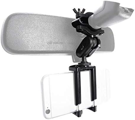 Jorcedi Universal 360 rotacijski rotacijski automobil stražnji pogled zrcalo držač za nosač montira Cradle Clip za mobitel iPhone 12/11/11PRO