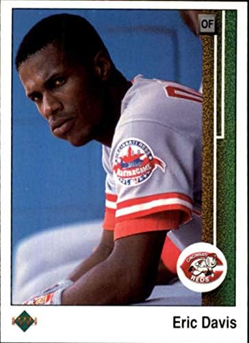 1989. Gornja paluba 410 Eric Davis Cincinnati Reds MLB bejzbol kartica NM-MT
