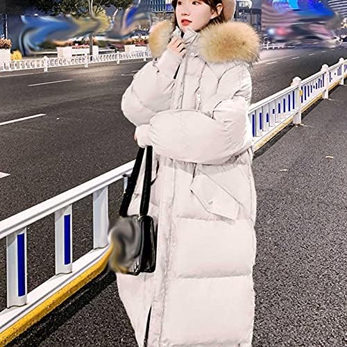 Jakne za žene zimske topli pamučni kaputi modno dugo preveliki plišani kapuljača Down Jacket nadmašuje vrhove kaputa