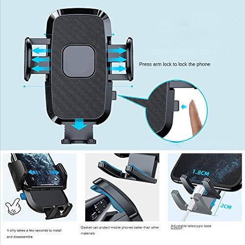 Mekozni auto držač telefona za nosač telefona za auto-vjetrobransko staklo Air Offion Universal Hands-Free AutoMobile Mounts držač