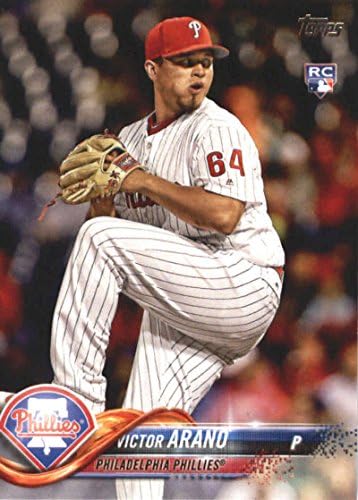 2018 Topps Series 2675 Victor Arano Philadelphia Phillies Rookie Baseball Card - GotBaseballCards