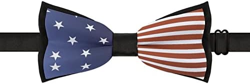 Muška leptir mašna s američkom zastavom, unaprijed vezana podesiva leptir mašna za svečanu odjeću, svadbeni smoking