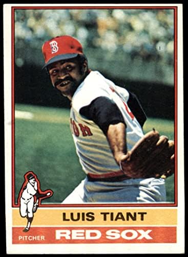 1976. Topps 130 Luis Tiant Boston Red Sox VG/Ex Red Sox