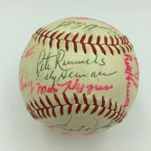 Carl Yastrazeski Rookie 1961. Boston Red Sox tim potpisao je bejzbol s JSA CoA - Autografirani bejzbol