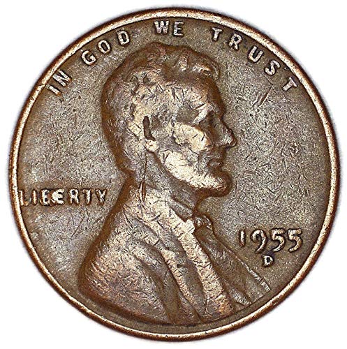 1955. D Lincoln Wheat Bie Pogreška Cent Good