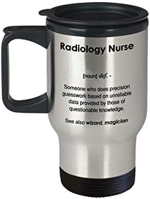 Smiješna radiološka sestra Definicija kava šalica - 14oz putnička šalica