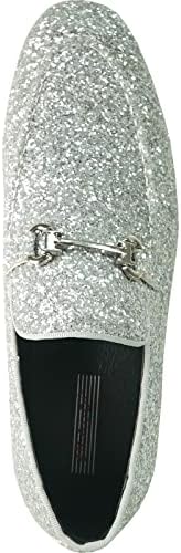 Bravo! Muškarci haljina cipela Prom-2 loafer moderni metalni sjaj za vjenčanje maturalno crno plavo zlato srebrno crveno