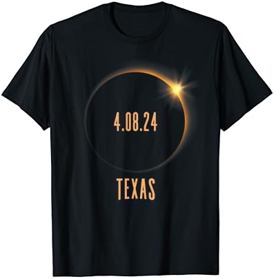 Sjeverna Amerika Total Sunca Eclipse 2024 Texas USA majica