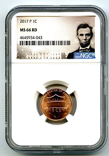 2017. p US Mint Lincoln Union Shield Business Strike Cent MS66 RD NGC