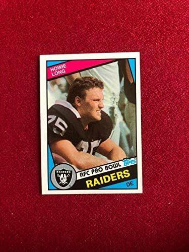 1984., Howie Long, Topps Rookie Card - Raiders - Nepotpisane nogometne kartice