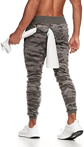Kiaykl muške teretane jogger hlače Slim fit trening trening atletski trening hlače s džepovima s patentnim zatvaračem