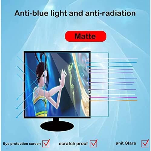WZGLOD 47-inčni mat TV anti-Glare film, TV zaštitnik zaslona protiv plave svjetlosti bez mjehurića protiv ozljeda protiv raspršivanja,