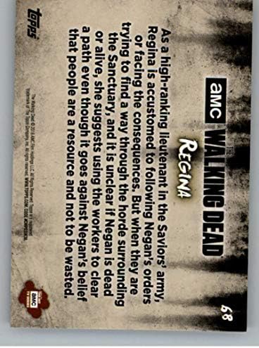 2018. Topps Walking Dead Lovci i lovana narančasta 68 Regina Trading Card