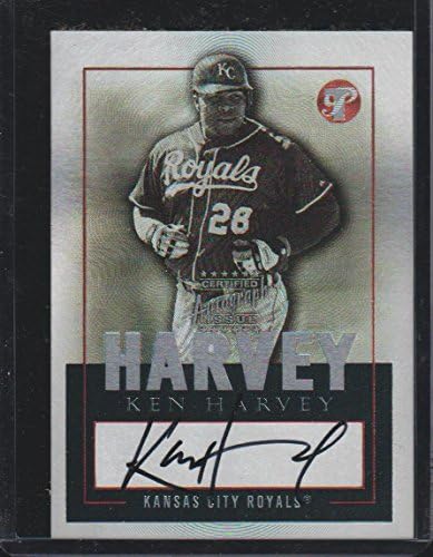 2003 Topps netaknut Ken Harvey Royals Autografirana bejzbol kartica TPA-KH