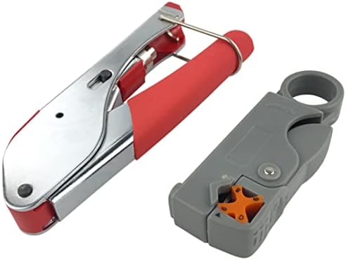 Oysterboy rotacijski koaksijalni koaksijalni kabel rezač alat quad i f tipa penjač za stiskivanje sircesa u mrežnom kabelu ručni alati