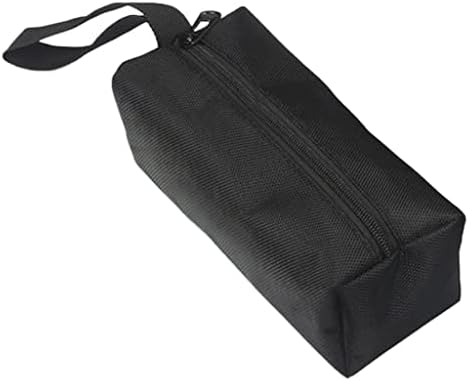 Petsola Mala Oxford Tkanina za patentni zatvarač Mala torbica za torbicu Organizator Kuća Diy, Black S 1680D