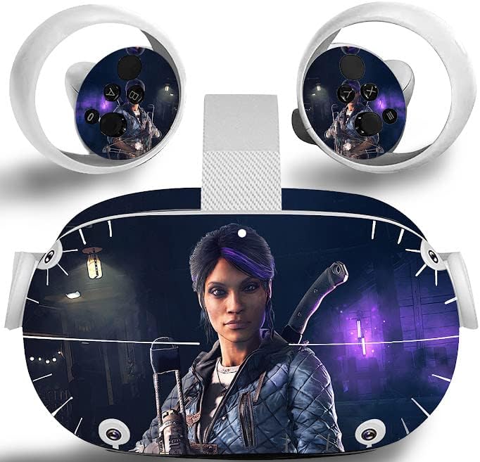 Oculus Quest 2 VR slušalice i naljepnica kontrolera, vinilna naljepnica koža za VR slušalice i kontroler, zaštitni pribor za virtualnu