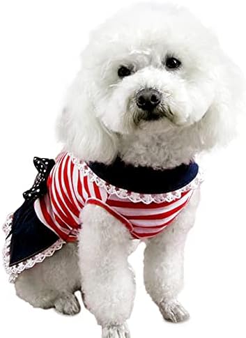 Haljina za pse Louseshuer, 4. srpnja, kostimi za kućne ljubimce, ljetna odjeća za pse, suknja za pse za male pse i mačke, Dan neovisnosti