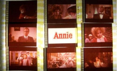 Annie Original Movie Lot od 12 35 mm filmskih filmskih ćelija kolekcionarske memorabilije nadopunjuju kazalište plakata