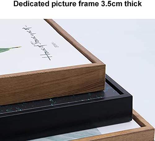 MKMKL okviri za slike kolaž set-7 pakiranje drveni foto okvir zidni galerija za ukras za dom, sa satom i satnicom ukrasnog slikanja
