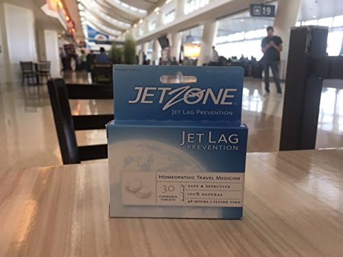 Prevencija jetzone mlaznog zaostajanja - Prirodni lijek za homeopatsko putovanje i jet - 30 tableta za žvakanje - Jet Lag Remedy -