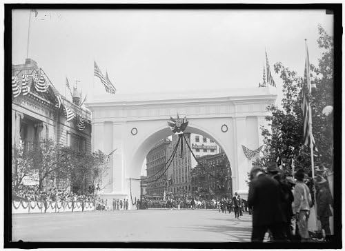 PovijesneFindings Foto: Expadiration Force First Division, parada, lukovi, ulica, Washington DC, 1919