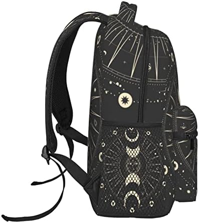 Dadabuliu School Rockpack Mjesec Mystic Sun Astrology Tarot Goth za žene djevojčice izdržljivo u knjižari izdržljivo casual daypack