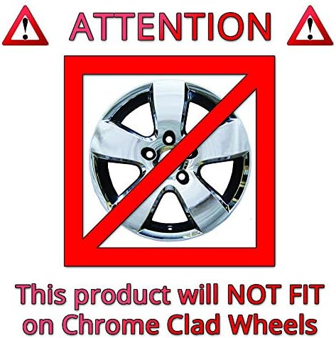 17 4PC Chrome Hubcaps/Pokrivači kotača za čelične kotače za Dodge Ram 1500 2013-2019