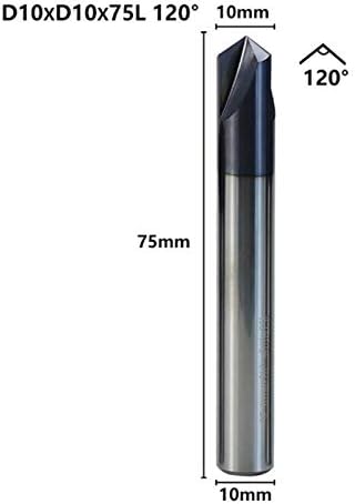 Set svrdla za rezanje od karbida 2-12 mm 120 stupnjeva 120 stupnjeva CNC glodalica za rezanje aluminija za uklanjanje neravnina glodalica