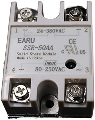 Hifasi modul releja čvrstog stanja SSR-50AA SSR-50 AA SSR 50A 80-250VAC Ulaz na 24-380Vac izlaznu industriju kontrola industrije