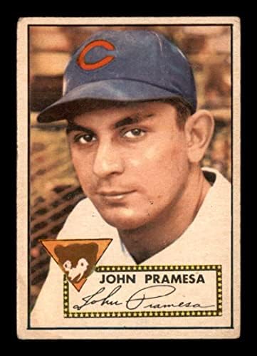 105 Johnny Pramesa - 1952 Topps bejzbol kartice Ocjenjivanje VGEX - bejzbol ploča s autogramiranim vintage karticama